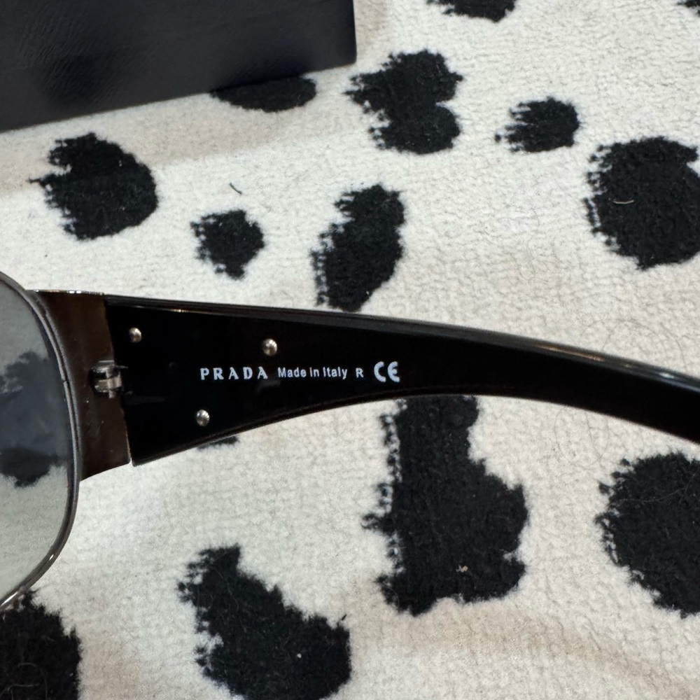 Prada Black Gradient Shield Sunglasses - image 4